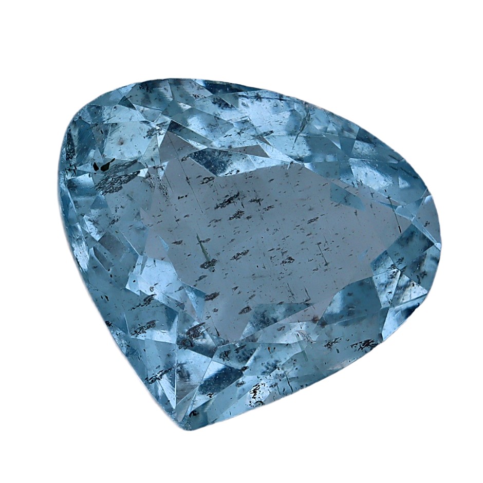 6.96 Carats Blue Aquamarine