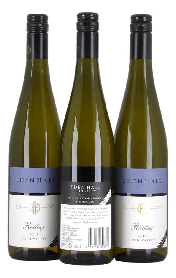 Eden Hall Reserve Riesling 2015 (3x 750mL)