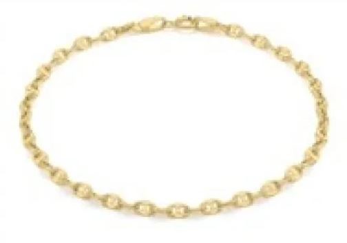 9K Yellow Gold GUCCI LINK BRACELET 18cm