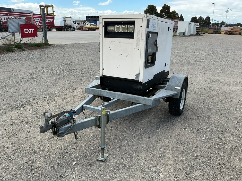 <p>Tecnogen PK23T4SK Trailer Mounted Generator</p>
