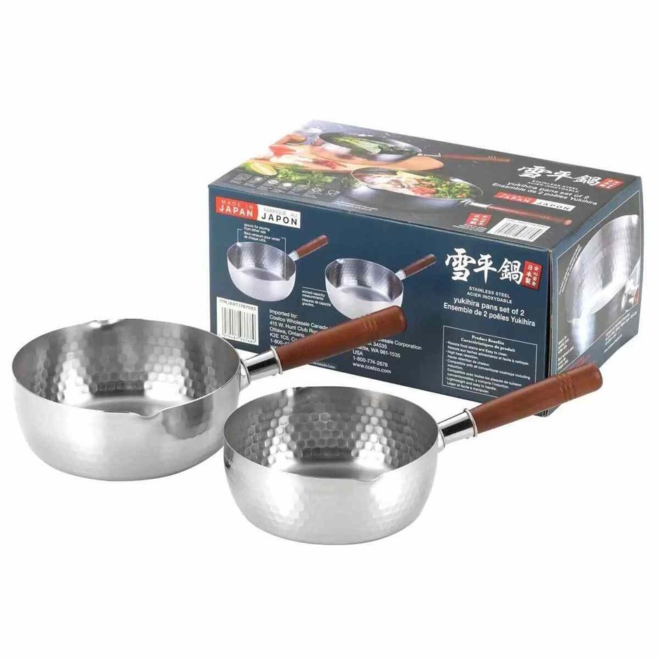 YOSHIKAWA Yukihira Pans Pots Set of 2-Piece.