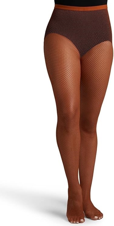 CAPEZIO Women's Professional Fishnet Seamless Tight Tights