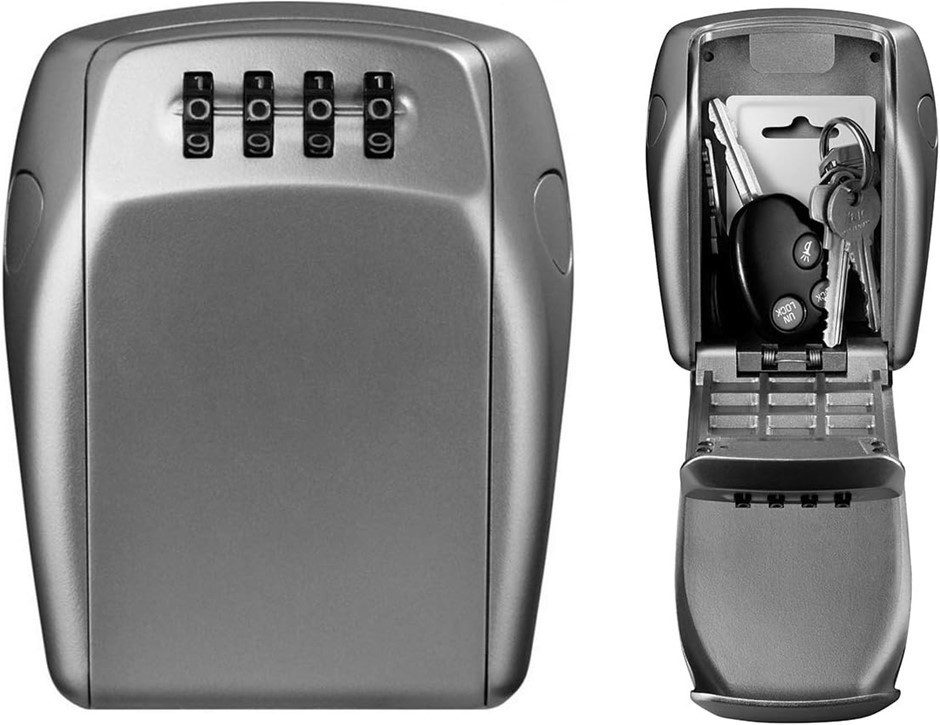 MASTER LOCK Key Lock Box with Code – Wall Mounted Combination Lock Box for