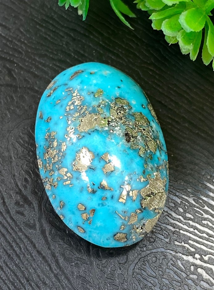 41.70 CT Quality Natural Pyrite Turquoise