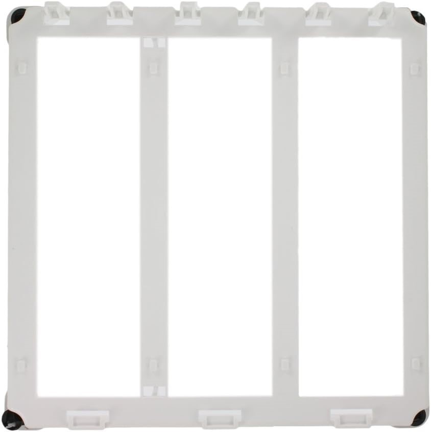 LEVITON 47612-HBK Half Width Bracket-Abs, White.