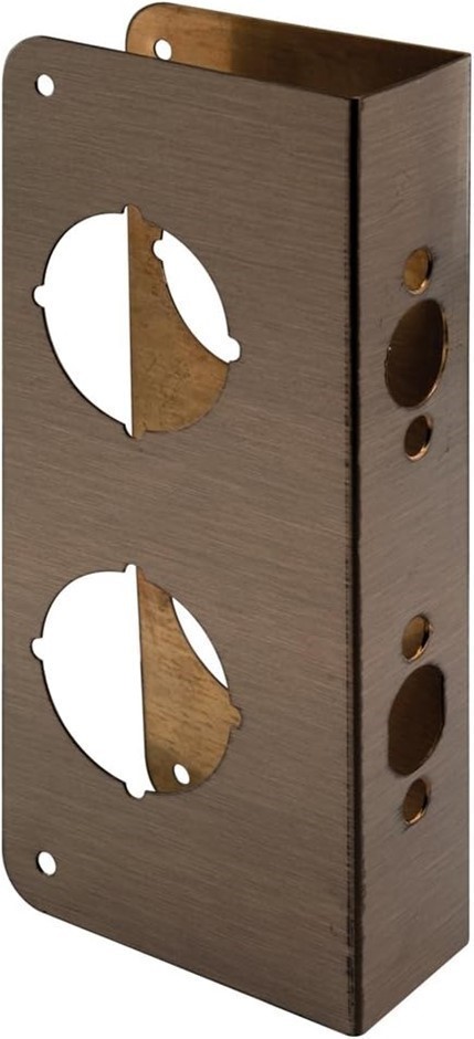 2 x PRIME-LINE Non-Recessed Door Reinforcer Combo 1-3/4-Inch Thick by 2-3/8