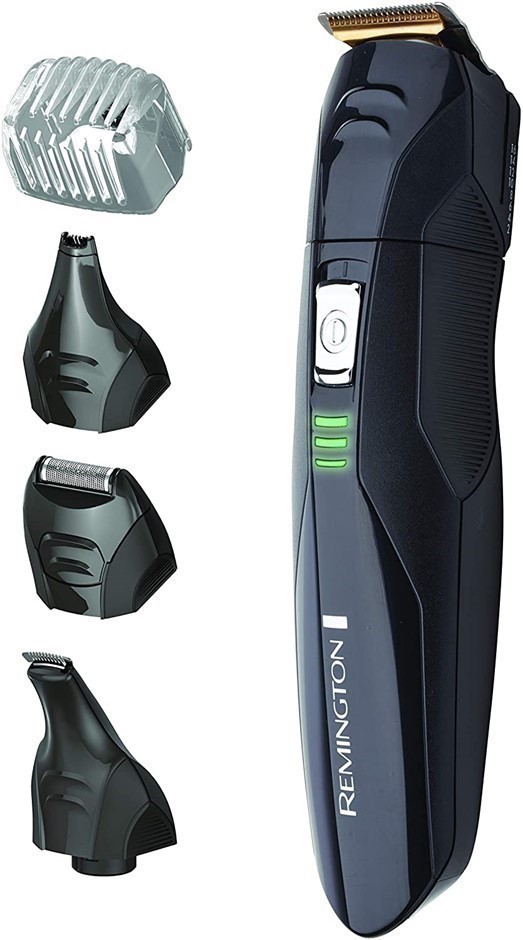 REMINGTON 5-In-1 Titanium Multi-Grooming Kit.