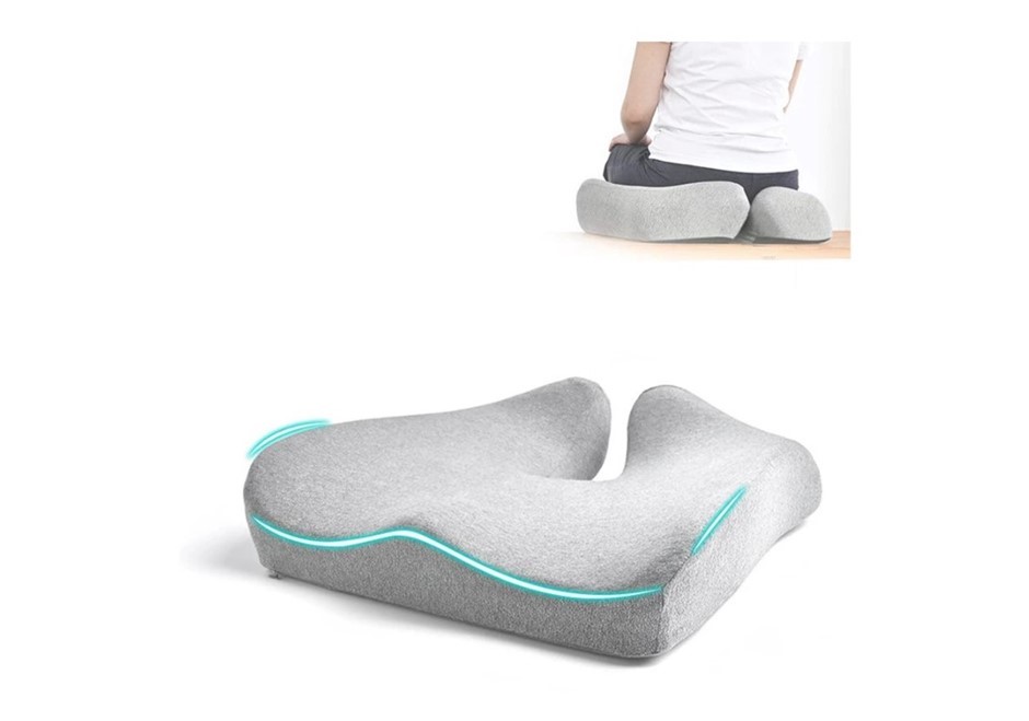 COMFEYA Ergonomic Seat Cushion For Office/Home Chair Car Wheelchair Seat &