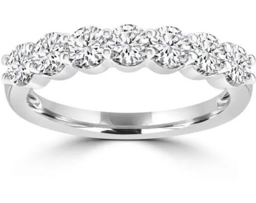 18K WHITE GOLD 0.75CT GH I1 DIAMOND BEZEL SET EARRINGS