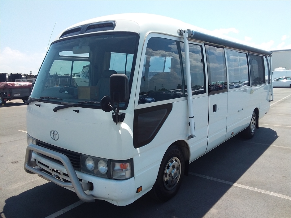 1998 Toyota Coaster Deluxe Camper Van Long HZB50R Manual Bus