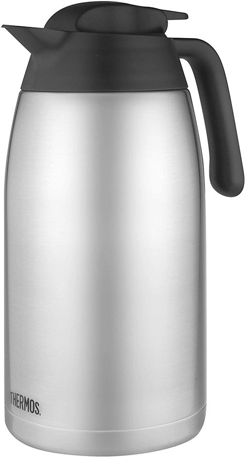 THERMOS Stainless Steel Vacuum Insulated Carafe, Capacity: 2L, Model: THV20