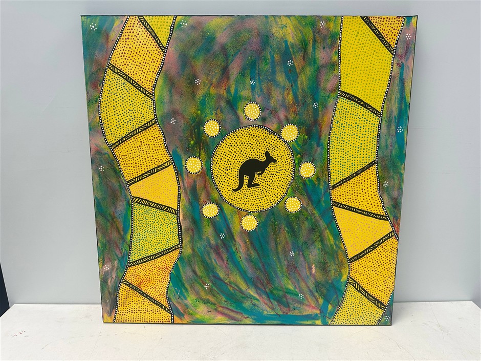 Indigenous Canvas Painting