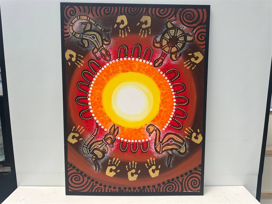 Indigenous Canvas Painting