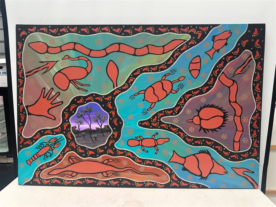 Indigenous Canvas Painting