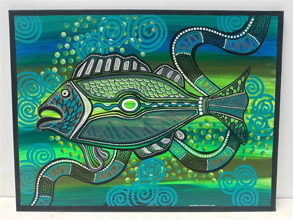 Indigenous  Canvas Painting