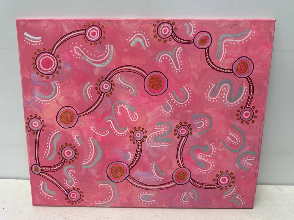 Indigenous Canvas Painting
