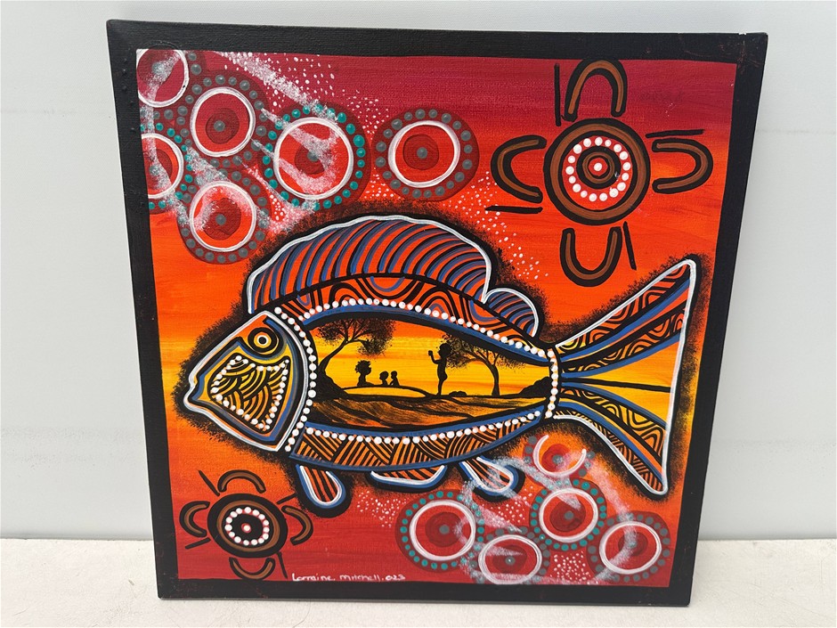 Indigenous Canvas Painting