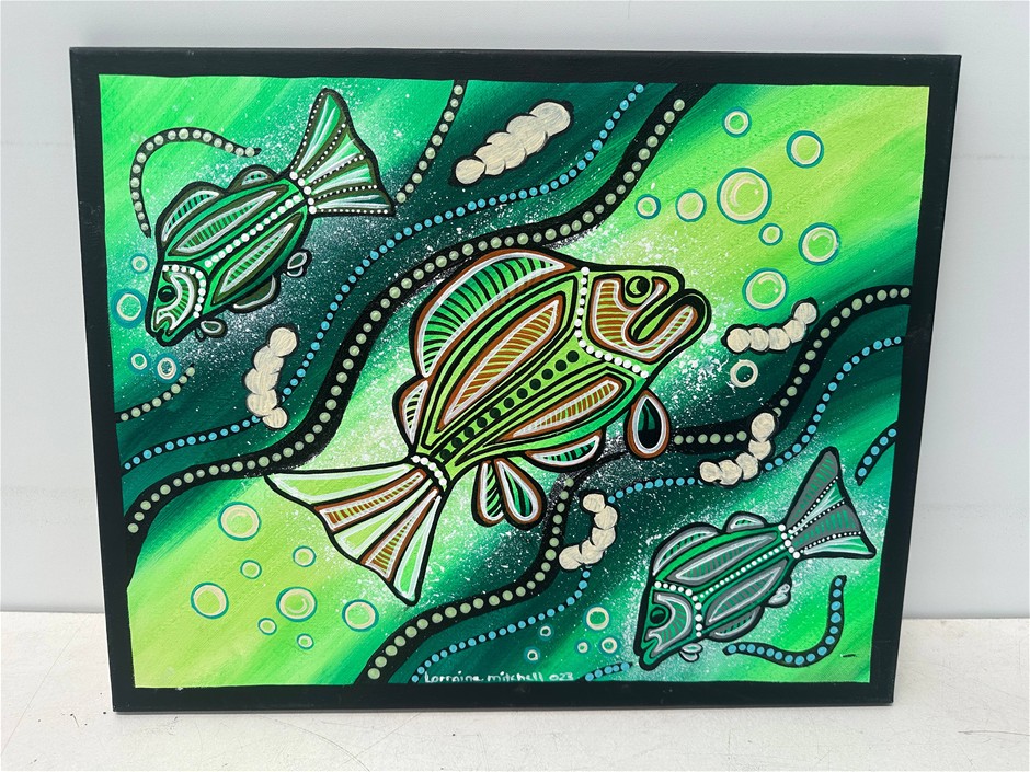 Indigenous Canvas Painting