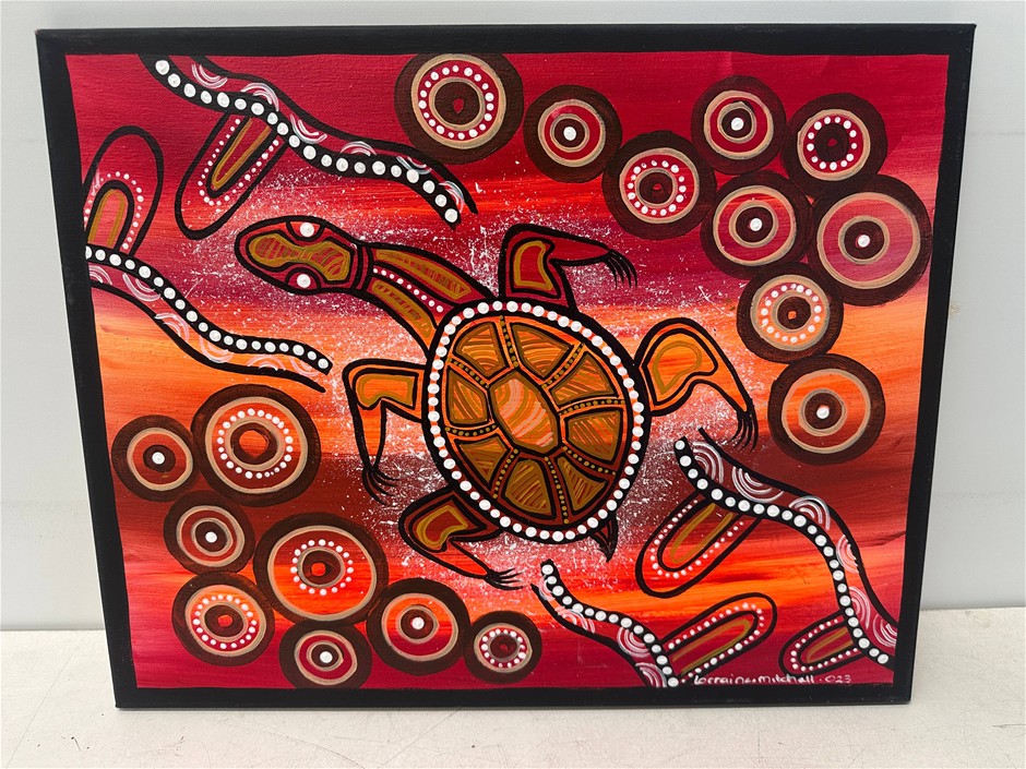Indigenous Canvas Painting