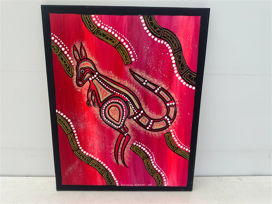Indigenous Canvas Painting