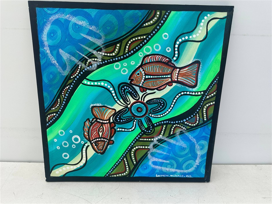Indigenous Canvas Painting