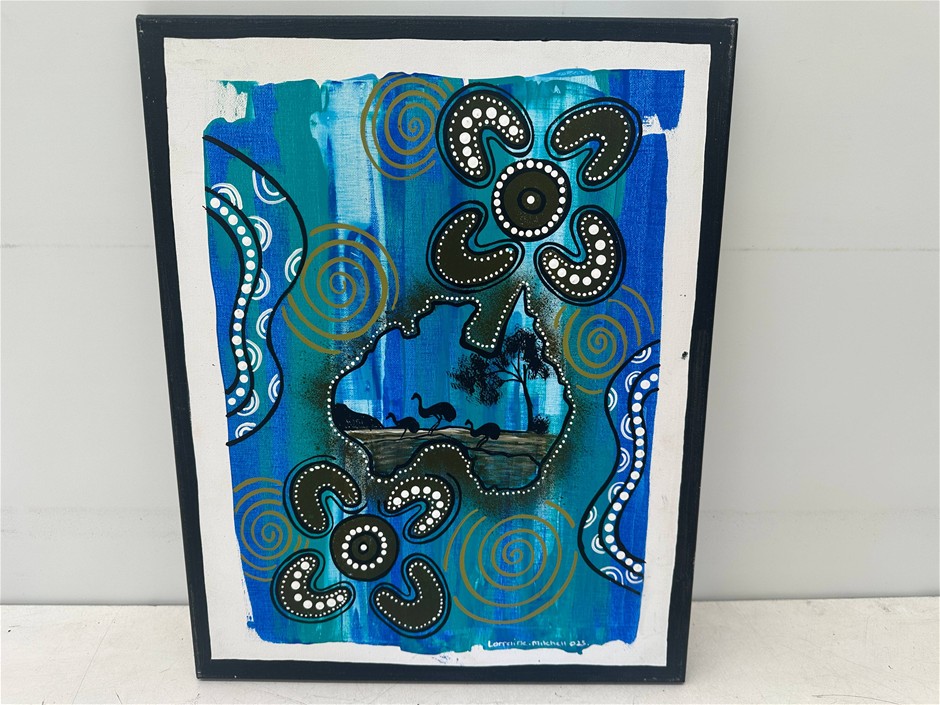 Indigenous Canvas Painting