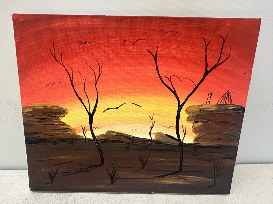 Indigenous Canvas Painting