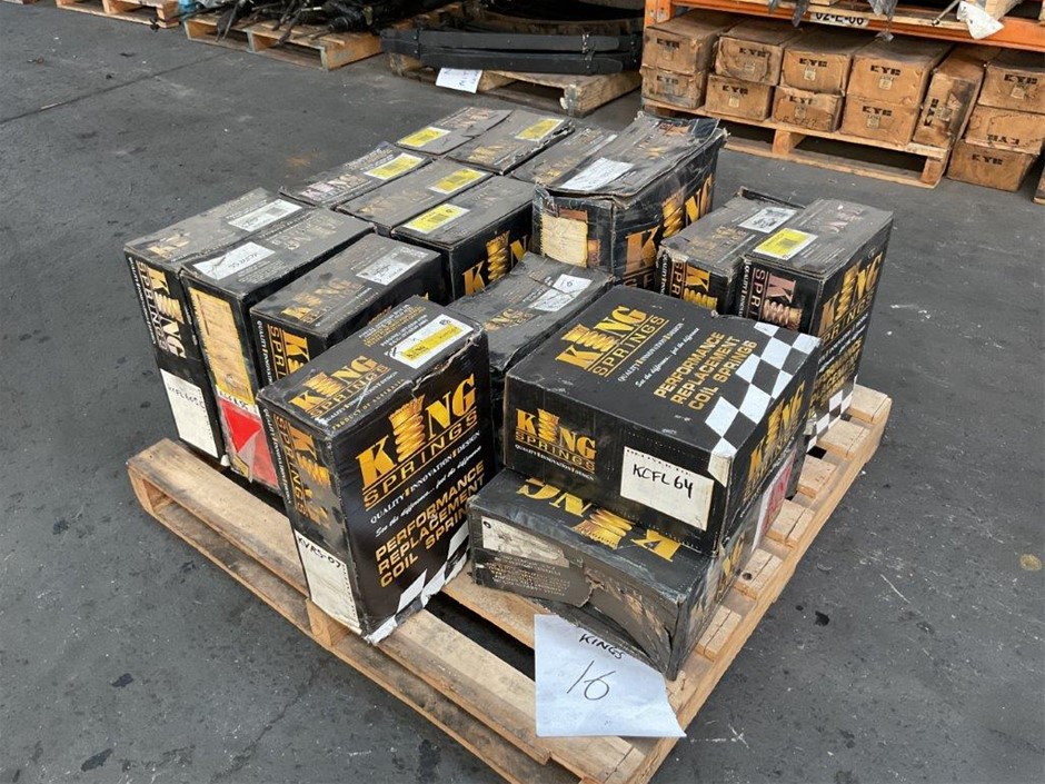 Pallet of King Springs Brand Coils