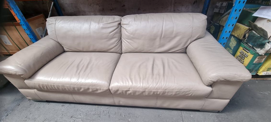 3 Seater Leather Couch