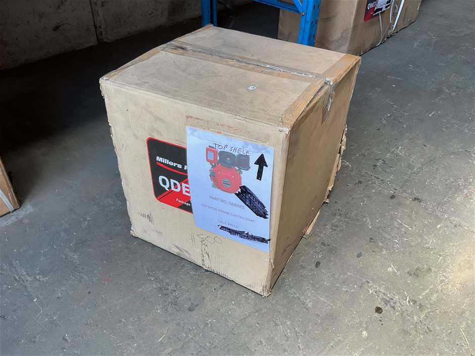 Millers Falls 6HP Diesel Engine (P/N: QDE6ES – Electric Start)