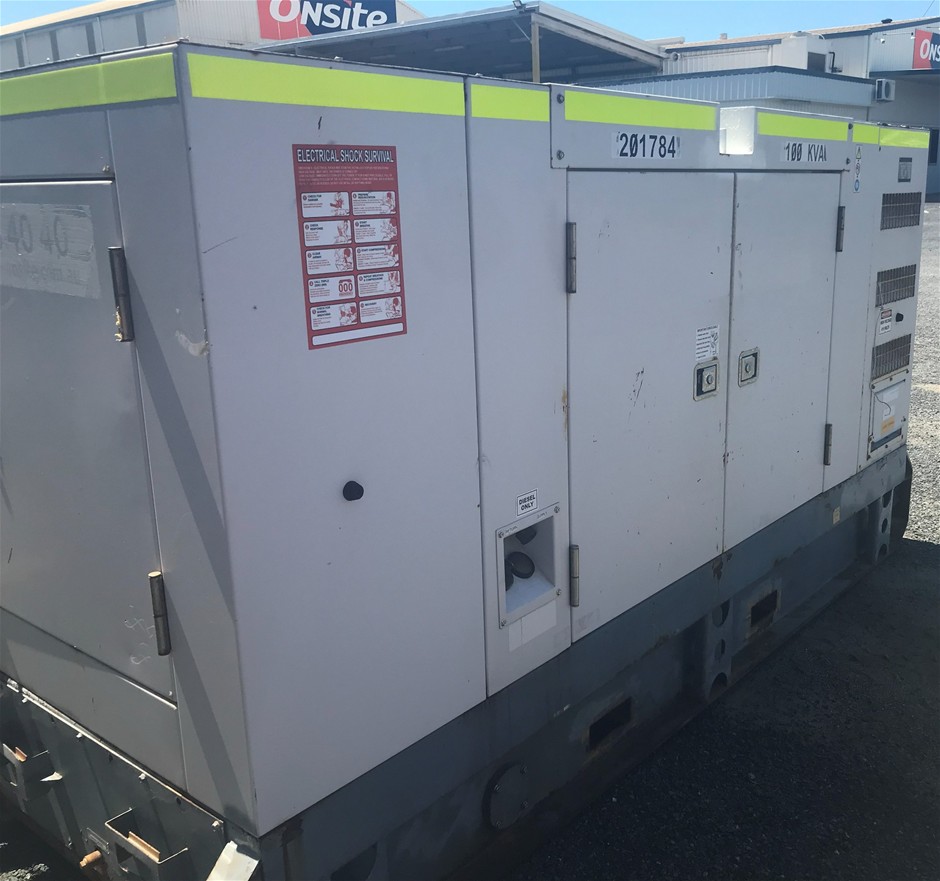 2014 GB Power GB-P100/SS Generator - Diesel - 100kva Auction (0080 ...