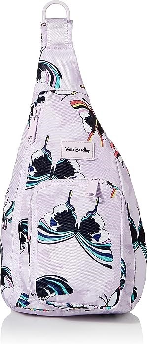 VERA BRADLEY Recycled Lighten Up Reactive Mini Sling Backpack, 6.35 x 17.78