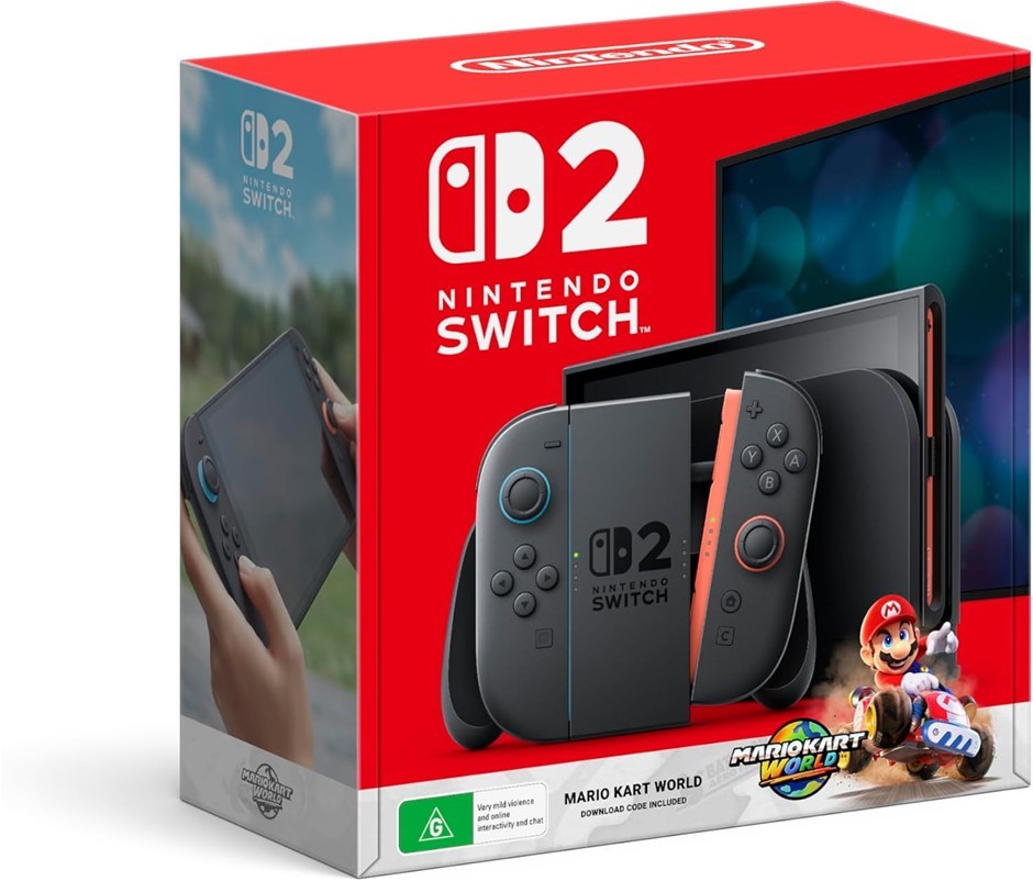 NINTENDO Switch 2 And Mario Kart World Bundle. NB: Game Code May Be Used.