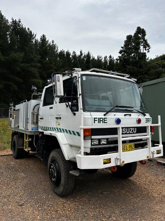 1991 Isuzu FTS700 4WD Crew Cab Fire Fighting Truck