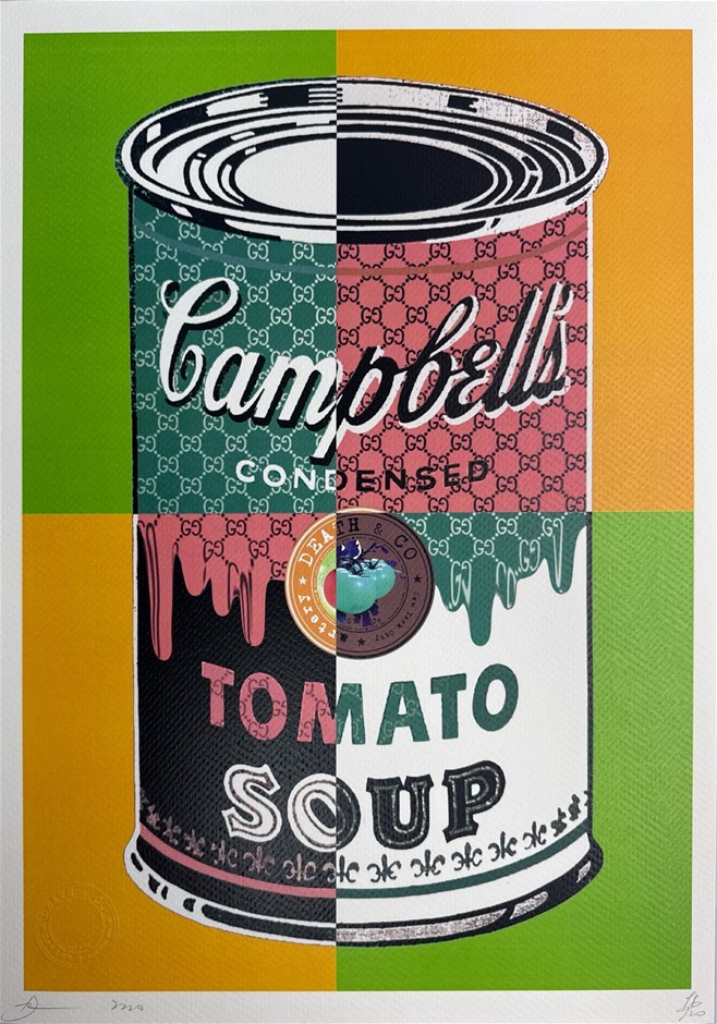 Death NYC Signed Street Art Print "GG/Andy Warhol Style" Limited Edition