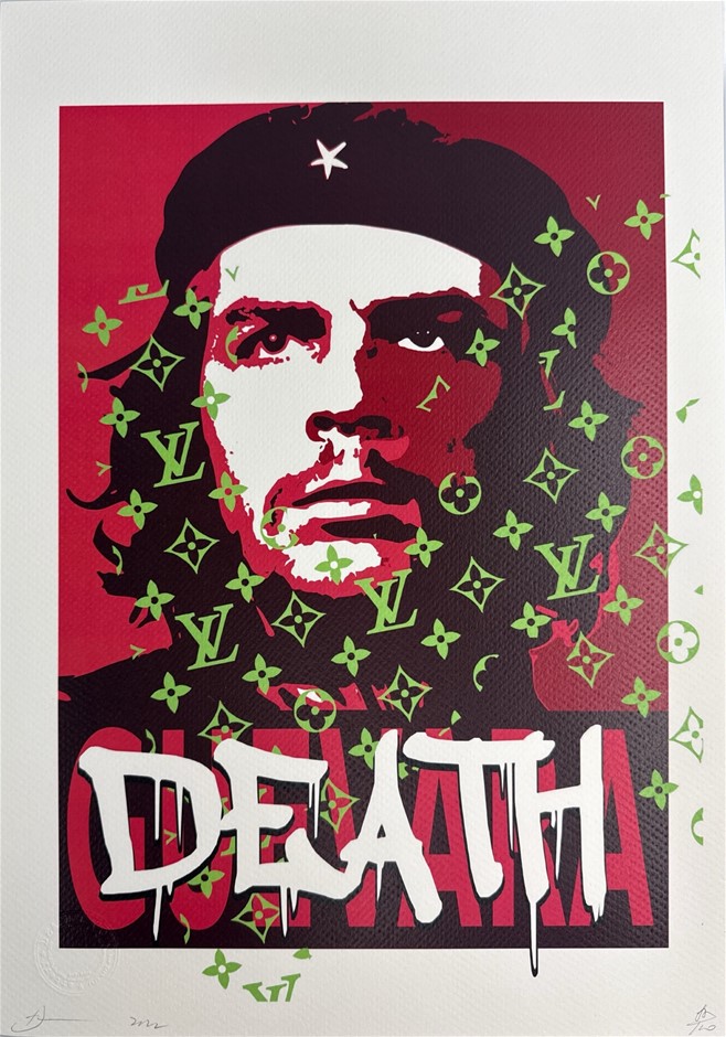 Death NYC Signed Street Art Print "Che Guevara/LV Style" Limited Edition