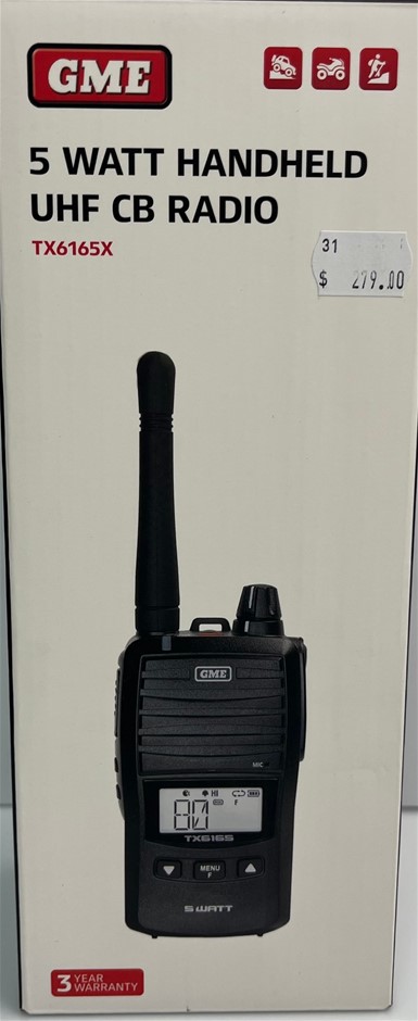 GME 5 Watt Handheld CB Radio