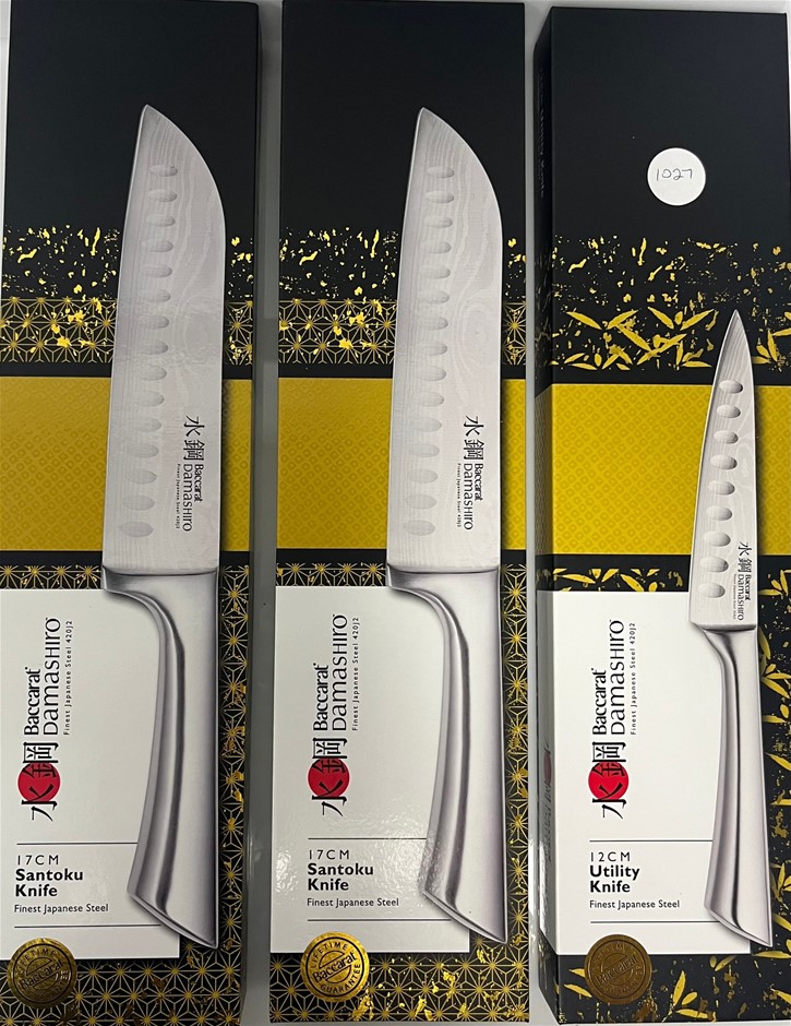 1x NEW BACCARAT Damashiro 12cm Utility Knife in Box RRP$89.99