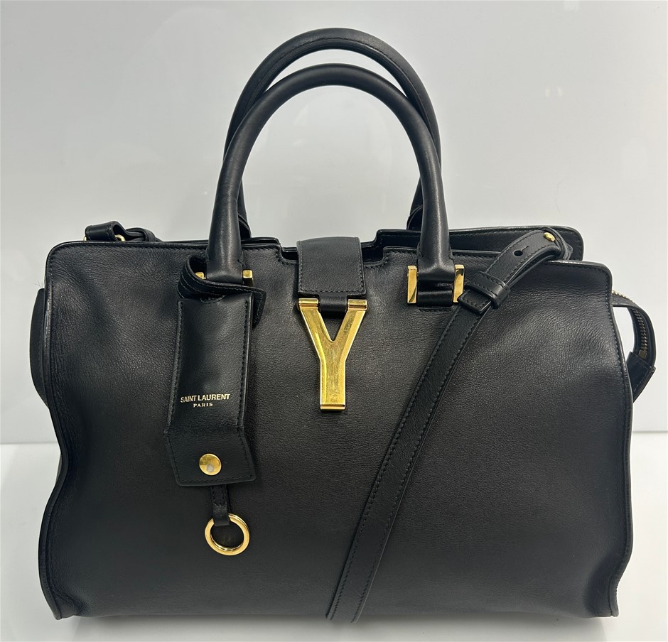 SAINT LAURENT Mini Cabas Chyc Y-Ligne Handbag