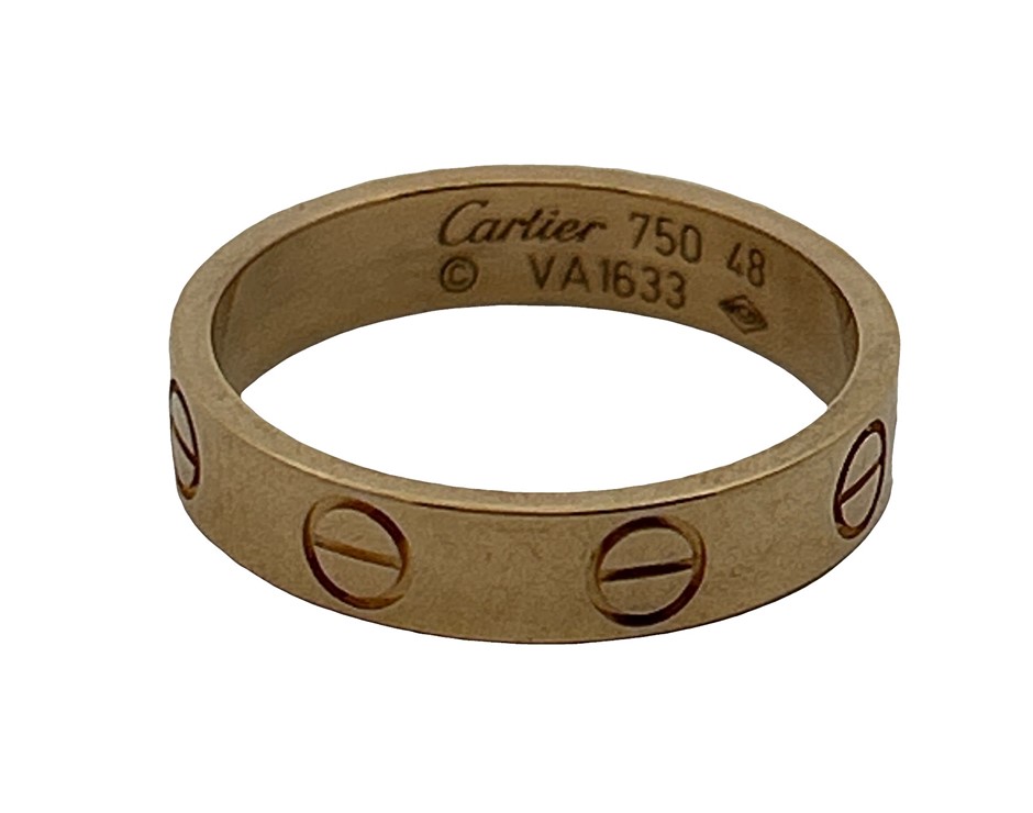 CARTIER 18ct Yellow Gold Love Ring
