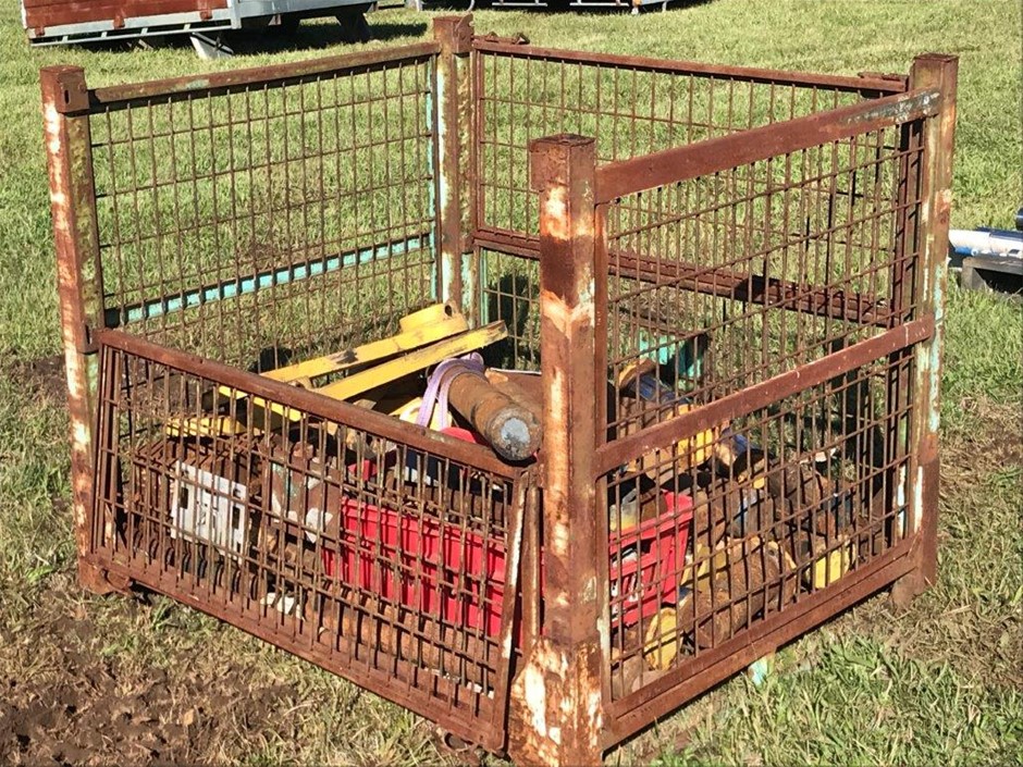 Steel Stillage of Assorted Pins & Linkages
