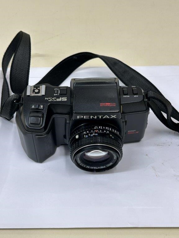 PENTAX SFXN 35mm SLR film camera with SMC PENTAX-M 50mm f/1.7 lens