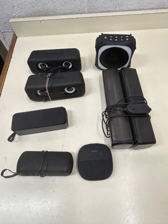 7 x Assorted Brands speakers