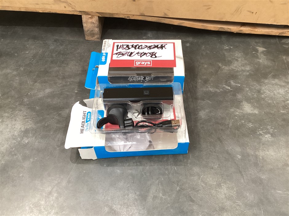 M01-1000 Bike/Scooter Headlight x 3