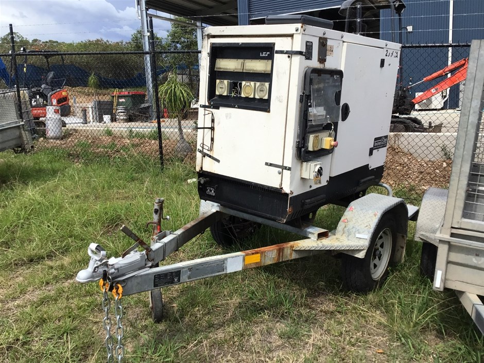 <p>TECNOGEN PK23T/4SX Trailer Mounted Generator</p>