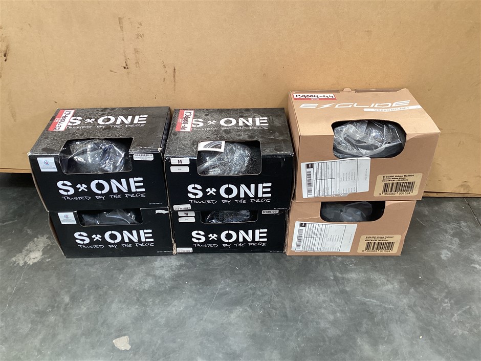 Assorted Helmets x 6