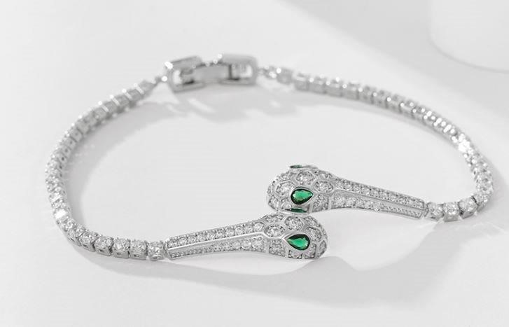 18k Yellow Gold Filled Tennis Bracelet Stamped(18K)-17.5cmQuality Guarantee