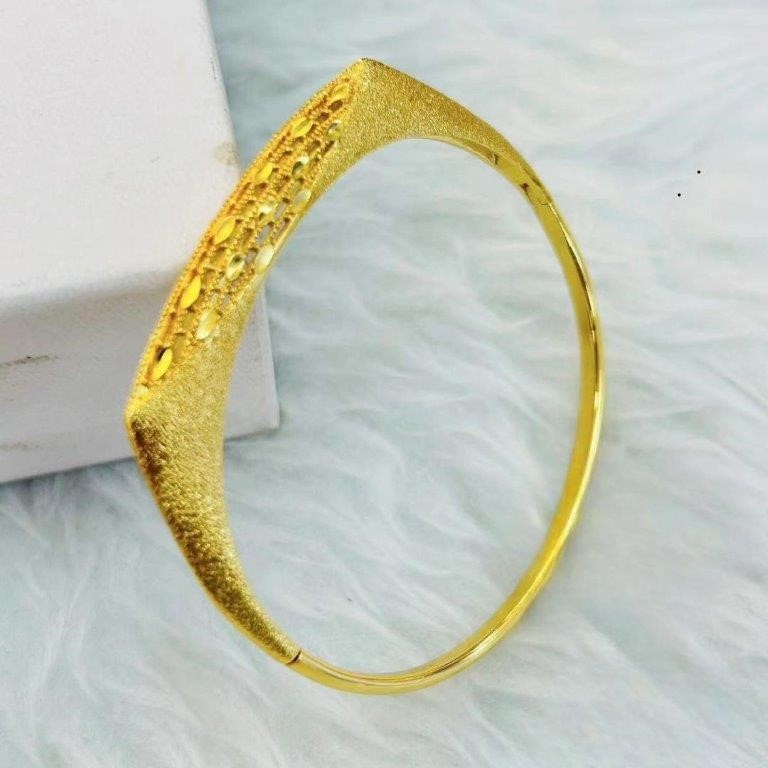 22KGF/Italy Stamped Yellow Gold Filled Bangle -60MM