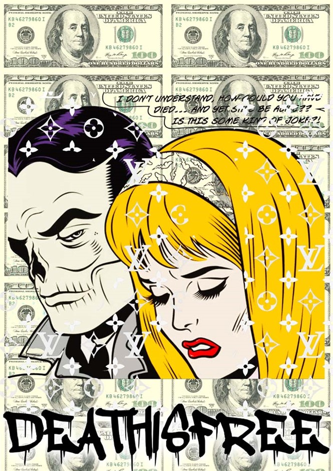 Death NYC Ltd Ed. Signed Graffiti Pop Art Print