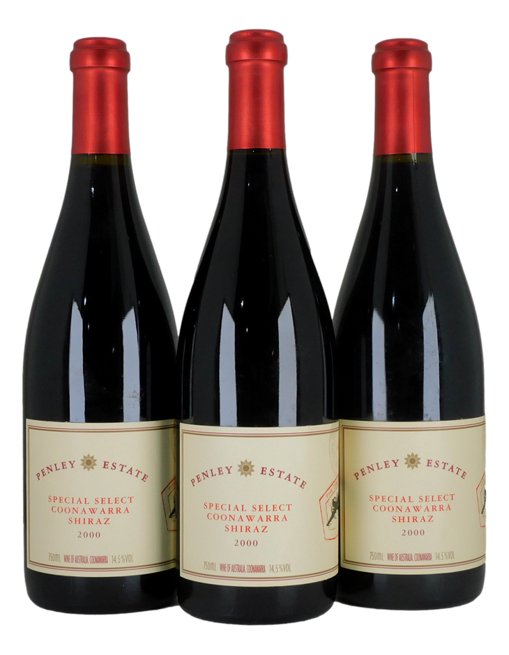 Penley Special Select Shiraz 2000 (3x 750mL), Mclaren Vale